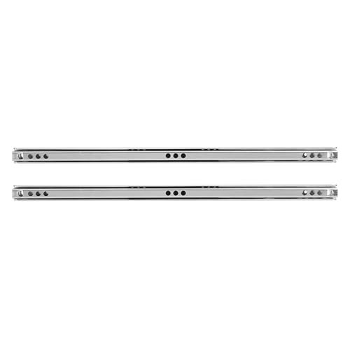 Voirrow 2Pcs Verzinktem Kaltgewalzten Stahl Schublade Gleitschienen 34.2/40/45cm for Möbel Schrank Kleiderschrank Schränke(342mm) von Voirrow