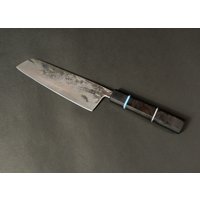 Küchenmesser, Kochmesser Santoku Hand Geschmiedet Einzigartige Personalisierte in Handarbeit Von Vojkoart, Vater Geschenk, Mutter Schwarze Hainbuche von VojkoArt