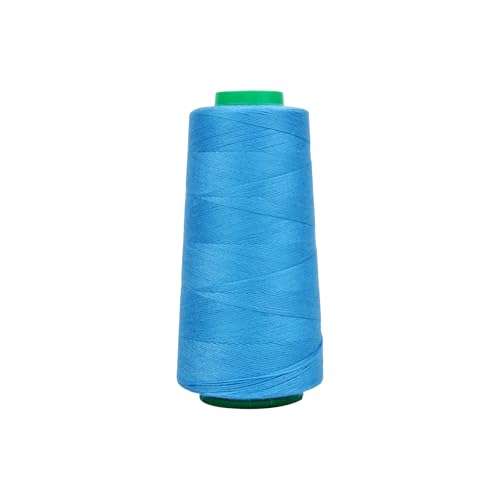 1 Spule Polyestergarn, Himmelblaues Polyester-Nähgarn für Hand- und Maschinennähen, 2744 m 1 Spule Polyestergarn, Himmelblaues Polyester-Nähgarn für Hand- und Maschinennähen, 2744 m von Vokenforu
