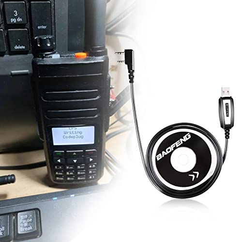 Baofeng UV-5R USB-Programmierkabel für Treiber CD Software UV-82 BF-888S Zubehör auf CD von Vokmon