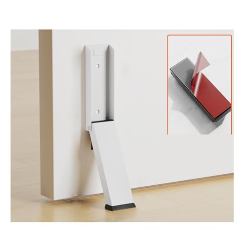 Vokowin Langlebige Türstopper aus Edelstahl, fest montiert, kein Bohren, rutschfest für Zuhause, Büro, Schlafzimmer und Küchentüren (K500-1) von Vokowin