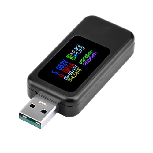 VOKTTA 2 USB Tester Spannungstester Messgerät Multimeter Voltmeter Strommesser 0-6.5A 4-30V Anzeige Leistung Strom Spannung Temperatur USB kabeltester VOKTTA 2 USB Tester Spannungstester Messgerät Multimeter Voltmeter Strommesser 0-6.5A 4-30V Anzeige Leistung Strom Spannung Temperatur USB kabeltester von Voktta