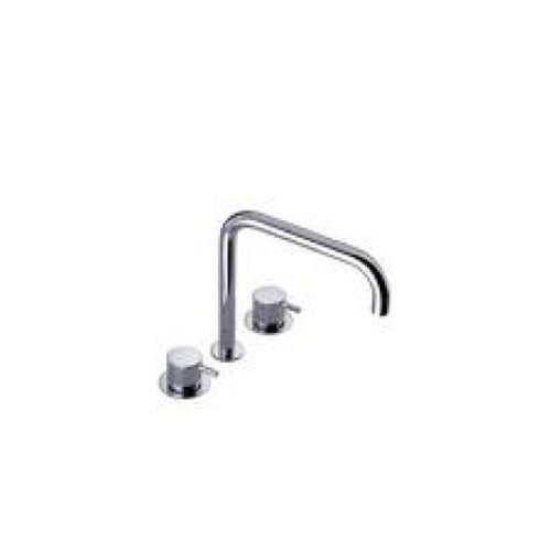 Vola Dreiloch Zweigriffmischer KV4, chrom hochglanz, KV4-16 von Vola