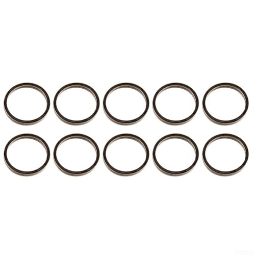 10 Stück Lager-Gummimanschette Schutzring für 607 608 Winkelschleifer, Elektrohammer, Elektrowerkzeug, Ersatzzubehör (608 Lagerring) von Volakebeing