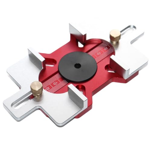 2-in-1-Holzbearbeitungsschablone mit Aluminiumlegierung, Schranktür-Bohrführung, Regalstift-Lochvorrichtung und Möbel-Hardware-Positionierungswerkzeug, Kleiderschrank von Volakebeing