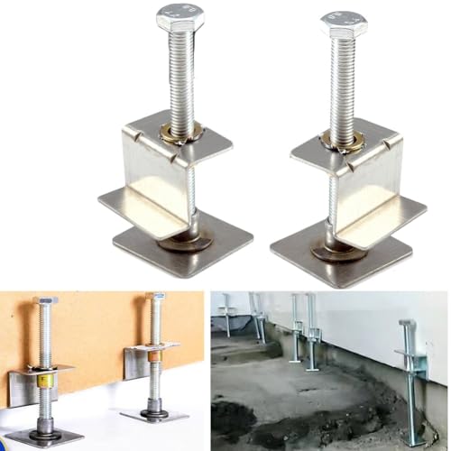 2 verstellbare Fliesenhöhenversteller, Metall-Wandfliesen-Positionierungswerkzeug und Bodenfliesen-Nivelliersystem, wiederverwendbarer Fliesen-Abstandshalter für präzise Installation 2 verstellbare Fliesenhöhenversteller, Metall-Wandfliesen-Positionierungswerkzeug und Bodenfliesen-Nivelliersystem, wiederverwendbarer Fliesen-Abstandshalter für präzise Installation von Volakebeing