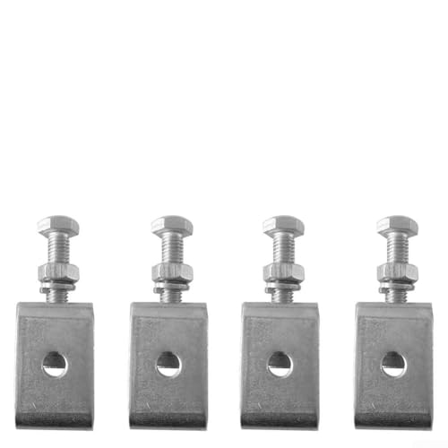 4 x Edelstahl-C-Klemmen, robuste Schreibtisch-Montageklemmen, 0–25 mm Bereich mit M8-Gewindeloch für Schweißarbeiten, Baumontage (1 Stück) von Volakebeing