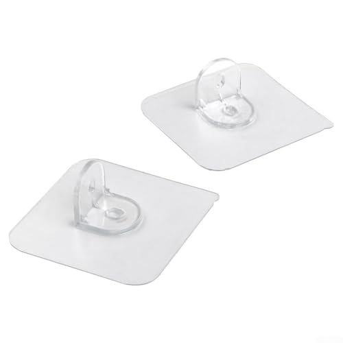 5/10/20 Stück Regalstützen, transparent, für Schrank, Kleiderschrank, Regale, Halterungen, ohne Bohren, Installation für Küche, Bücherregal (10 Stück) von Volakebeing