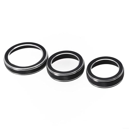 AC Radio Switch Knob Trim Ring Covers for Jeep For Grand For Cherokee, 3 Count von Volakebeing