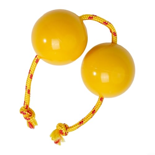Asalato Shaker Balls for Music Creation Connect with Cultural Sounds through Rhythm Play (Yellow) von Volakebeing