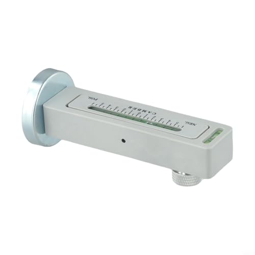 Auto Vierrad Positionierung Magnetisches Niveau Sturz Einstellwerkzeug für Auto Radausrichtungslehre Lenkrolle Aluminiumlegierung Weiß von Volakebeing