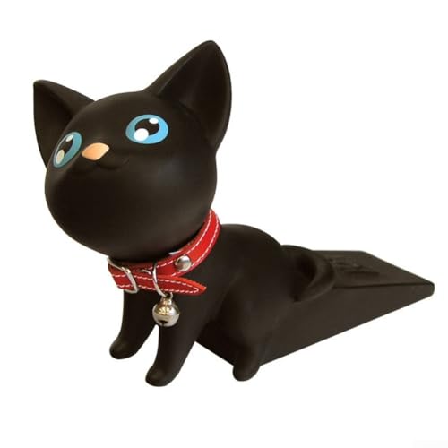 Charming Cat Türstopper hält Türen sicher offen, ohne Bohren oder klebrige Klebstoffe (A) von Volakebeing