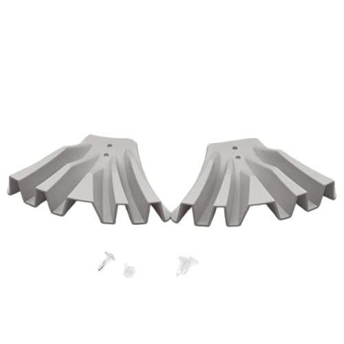 Dachrinne Fallrohr Verlängerung Regenumsteller Set, PP Dachrinne Zubehör für Wasserablaufkontrolle, Rasenwassermanagement, Fundament-Schutzsystem, Garten Drai (Schwarz) von Volakebeing