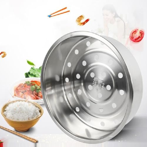 Dampfkorb aus 304 Edelstahl für gesunde Mahlzeiten, perfekt zum Kochen in Reiskochern und Woks, leicht zu reinigendes Design (21,1 cm, 2 Stück) von Volakebeing