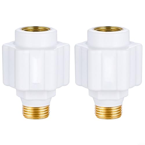 Elektrischer Warmwasserbereiter, Anti-elektrische Wandtrennwand, Messing, Kunststoff, Leckschutz, Sicherheitsvorrichtung, Küche, Bad, 1,27 cm, 69 mm, Weiß, 2 Stück Elektrischer Warmwasserbereiter, Anti-elektrische Wandtrennwand, Messing, Kunststoff, Leckschutz, Sicherheitsvorrichtung, Küche, Bad, 1,27 cm, 69 mm, Weiß, 2 Stück von Volakebeing