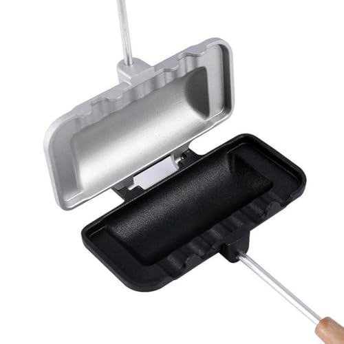 Frühstücks-Sandwich-Maker, Hot-Dog-Toaster mit Eier-Panini-Presspfanne und Antihaft-Pfanne, geeignet für Omeletts, Pfannkuchen und Toast von Volakebeing