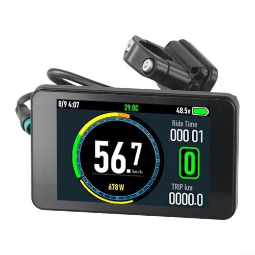 Für 24V 7For 2V EBike T8 LCD Display für Bafang v5 For 2, For 2# und 5S Controller Protokolle mit Adapterkabel von Volakebeing