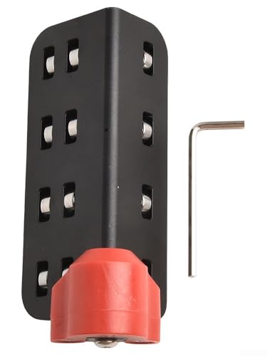 Handverbinder-Werkzeug, Holzbearbeitung, Anfashobel, Kantentrimmen, Entgraten, Aluminiumlegierung, Metall, manuelle Winkelhobel, Seitenschneidemaschine, Schwarz, Rot (2) von Volakebeing