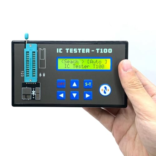 IC Chip Tester Elektronischer Komponententester mit 1300+ Modellen, Transistor-Testgerät, Logikchip-Analysator, Halbleiter-Testgerät, Leiterplattendiagnose (Paket) von Volakebeing