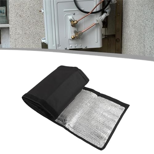 Isolierabdeckung für HVAC-Kupferrohr-Isolierung, 183 x 26 cm, wetterfeste Hülse für Klimaanlage und Wärmepumpe, 600D Oxford, Perl-Baumwolle, Aluminiumfolie, Outdoor-PI von Volakebeing