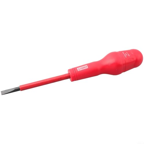 Isolierter Schraubendreher-Magnet-Bit, 1000 V, hochspannungsbeständig, Elektrikerwerkzeug, Chrom-Vanadium-Stahl, Sicherheitsausrüstung für elektrische Arbeiten (6 x 100 Stück) von Volakebeing