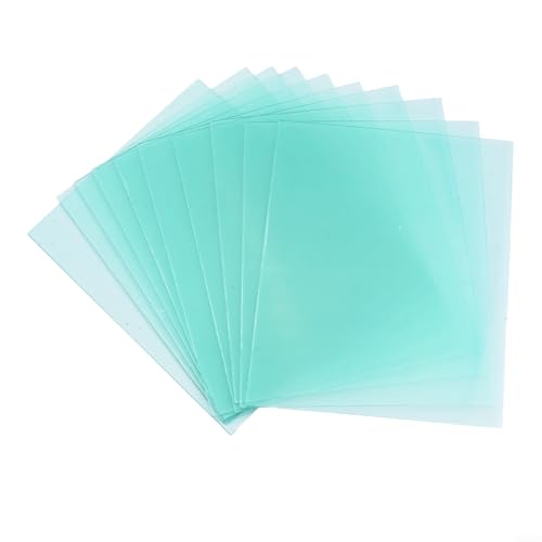 Klare Schweißabdeckung Objektivschutzplatten 10 Stück Set 4 Größen Optionen für Helme (110 x 90 mm) von Volakebeing