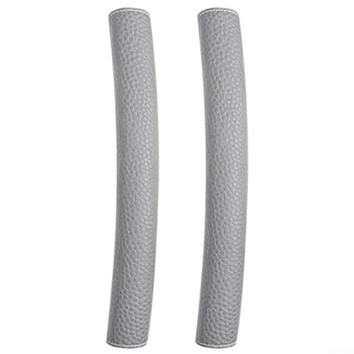 Kühlschrank-Türgriff-Abdeckungen für Küchengeräte, kratzfest, waschbar, PU-Leder, Schlupf-Design für Kühlschrank, Backofen, Geschirrspüler, Schwarz, Braun, Grau (L-Dunkelgrau) von Volakebeing
