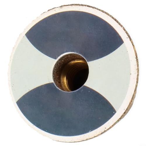 M10 Gewinde-Fasenker-Bits, Kegelschleifscheibe für Glas, Keramik, Porzellan, Fliesen, Stein, Polieren, 50 mm Winkelschleifer, Werkzeug (50#) von Volakebeing