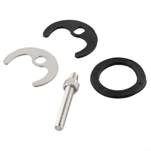 Monoblock-Wasserhahn-Befestigungsset für Waschbecken und Waschbecken - 1-Loch Montagehalterung mit Bolzen, Edelstahl und Gummidichtungen - Wasserhahn Reparatur Ersatzset Monoblock-Wasserhahn-Befestigungsset für Waschbecken und Waschbecken - 1-Loch Montagehalterung mit Bolzen, Edelstahl und Gummidichtungen - Wasserhahn Reparatur Ersatzset von Volakebeing