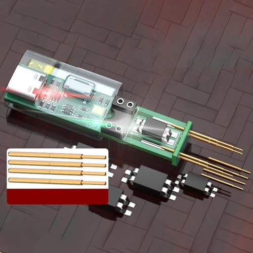 Optokoppler-Testgerät USB-betriebenes Leiterplatten-Diagnosewerkzeug Elektronischer Komponententester für 4-polige Optokoppler mit Kontrollleuchte und Taschenlampe PCB (6TH + 4 PINS) von Volakebeing