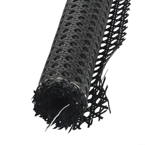 Rattan Mesh Roll Sheet Gurtband Caning Material für Stühle mit Kunststoff und PE Material, für DIY-Projekte einschließlich Lampen und Hocker (F) von Volakebeing