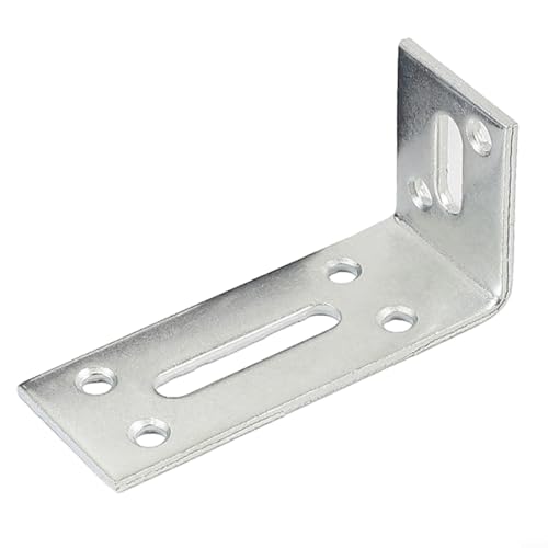 Robuste L-förmige verstellbare Eckregalhalterungen aus Metall, industrielle Wandmontage, Unterstützung für Küche, Bücherregal (S) von Volakebeing