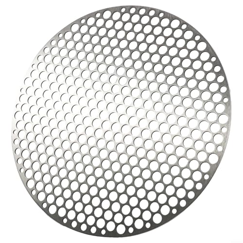 Runder Bräter aus Edelstahl, entwickelt, um Ihr Grillerlebnis mit gleichmäßiger Wärmeverteilung zu verbessern (26 cm) von Volakebeing
