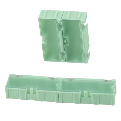 SMT Aufbewahrungsbox für elektronische Komponenten, Kunststoffbehälter, 75 x 31,5 x 21,5 mm, für IC-Chip-Kondensatoren, Widerstände, 10 Stück SMT Aufbewahrungsbox für elektronische Komponenten, Kunststoffbehälter, 75 x 31,5 x 21,5 mm, für IC-Chip-Kondensatoren, Widerstände, 10 Stück von Volakebeing