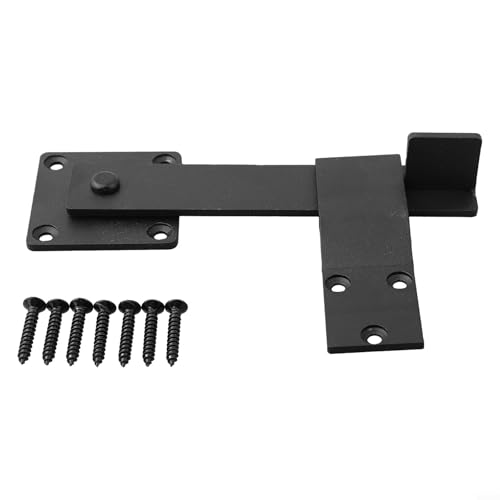 Scheunentürriegel, massives Eisen, 14 cm, Schlossschnalle, Bauernhof, drehbarer Zaun, Torriegel, 360 Grad drehbar, Sicherheits-Hardware-Kit für Holztüren, Schränke, Schuppen Scheunentürriegel, massives Eisen, 14 cm, Schlossschnalle, Bauernhof, drehbarer Zaun, Torriegel, 360 Grad drehbar, Sicherheits-Hardware-Kit für Holztüren, Schränke, Schuppen von Volakebeing