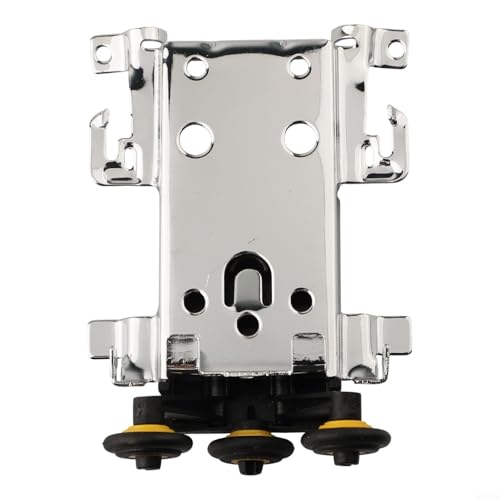 Schiebetürbeschläge, Nylon-Rollen-Riemenscheiben-Set für Kleiderschrank und Holzschranktüren, seitlich montierte Ersatzräder, Nylon/Kunststoff/Eisen, leichtgängiges Gleiten (obere Runde) von Volakebeing