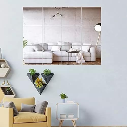 Set mit 10 flexiblen Spiegelfliesen aus Acryl, verwandeln Sie Ihr Zuhause mit dekorativen Reflexionen und erweiterten visuellen Raumeffekten Set mit 10 flexiblen Spiegelfliesen aus Acryl, verwandeln Sie Ihr Zuhause mit dekorativen Reflexionen und erweiterten visuellen Raumeffekten von Volakebeing
