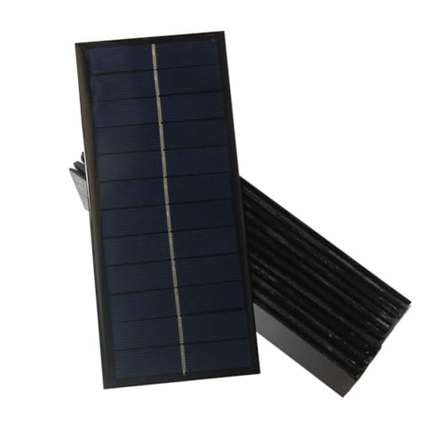 Solarlademodul aus Polysilizium, 2,5 W, für den Garten, 12 V/6 V, wasserdicht, für den Außenbereich, kompakte Größe für Gartenleuchten und kleine Geräte (2,5 W, 12 V) von Volakebeing