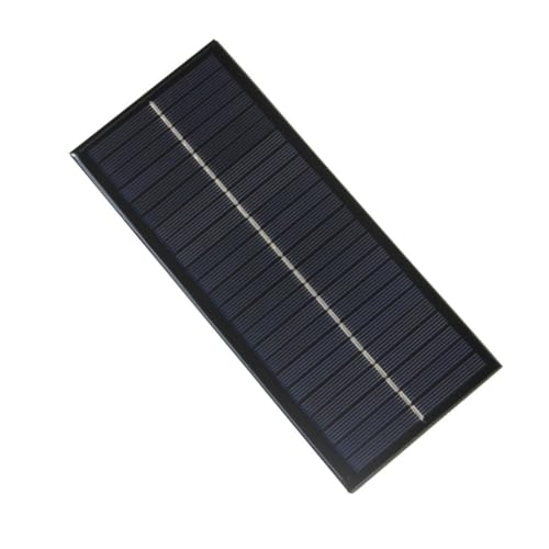 Solarlademodul aus Polysilizium, 2,5 W, für den Garten, 12 V/6 V, wasserdicht, für den Außenbereich, kompakte Größe für Gartenleuchten und kleine Geräte (2,5 W, 6 V) von Volakebeing