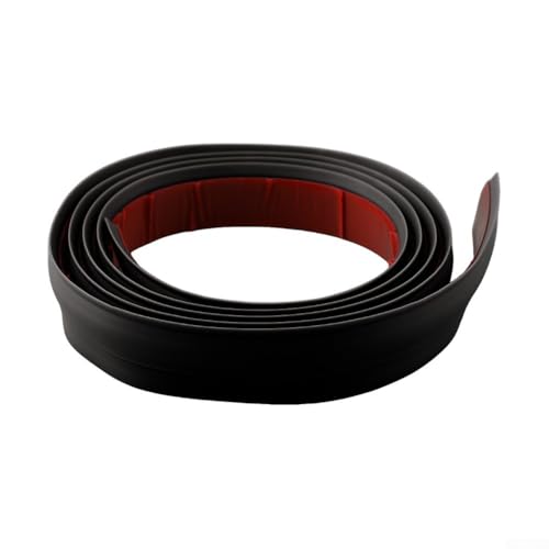 Teppichkantenstreifen, TPE, Bodenübergangsstreifen für 10 mm dicke Teppiche, nahtloser Schwellenschutz, starke Zierleiste für Türen, Flure, Eingänge, Schwarz (2 m) von Volakebeing
