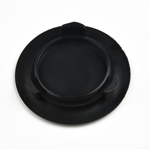 Terrassenschirm-Lochring und Kappen-Set für 5,1 cm Tischöffnungen, PVC-Sonnenschirm-Stabilisator für Terrassenmöbel, passend für 5–6 mm gehärtetes Glas (schwarz) von Volakebeing