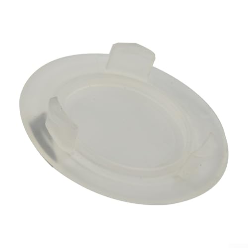 Terrassenschirm-Lochring und Kappen-Set für 5,1 cm Tischöffnungen, PVC-Sonnenschirm-Stabilisator für Terrassenmöbel, passend für 5–6 mm gehärtetes Glas (weiß) von Volakebeing