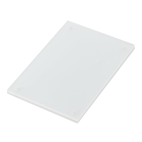 Transparenter Acryl-Bilderrahmen für den Schreibtisch, doppelseitiges, klares Display mit 4 Eckmagneten, vertikal oder horizontal, mehrere Größen (8 x 12 cm) von Volakebeing