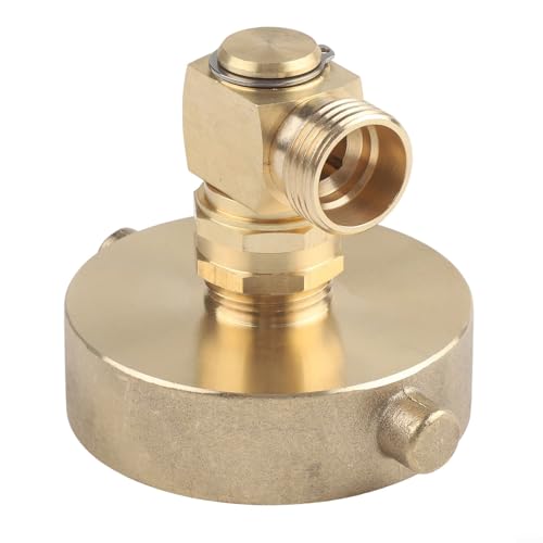 Verbinden Sie Feuerschläuche nahtlos mit 2 1/2 NST/NH auf 3/4 GHT Stecker-Adapter (Winkeladapter) von Volakebeing