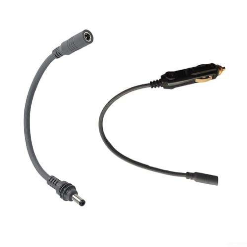 Verlängerungskabel, DC-Buchse auf Stecker, Stromwandler, Adapter für Mini-Außenanschluss, wasserdicht, 18 cm, schwarz, Plug-and-Play-kompatibel (A+B) von Volakebeing