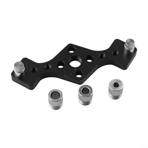 Vertikale Taschenvorrichtung, Genauigkeit Holzbearbeitung, Bohrführungs-Set mit 3 Lagerbuchsen, 6/8/10 mm, Aluminiumlegierung, selbstzentrierendes Dübel-Werkzeug für runde Zapfenlochherstellung (rot) Vertikale Taschenvorrichtung, Genauigkeit Holzbearbeitung, Bohrführungs-Set mit 3 Lagerbuchsen, 6/8/10 mm, Aluminiumlegierung, selbstzentrierendes Dübel-Werkzeug für runde Zapfenlochherstellung (rot) von Volakebeing
