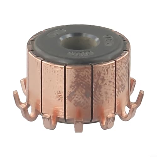 Volakebeing 1 Stück 23 x 8 x 15,5 mm 12P Zähne Kupfer Haken Typ Elektromotor Kommutator für Elektrowerkzeuge Gleichstrommotoren Hochgeschwindigkeitsdrehung verschleißfest Volakebeing 1 Stück 23 x 8 x 15,5 mm 12P Zähne Kupfer Haken Typ Elektromotor Kommutator für Elektrowerkzeuge Gleichstrommotoren Hochgeschwindigkeitsdrehung verschleißfest von Volakebeing