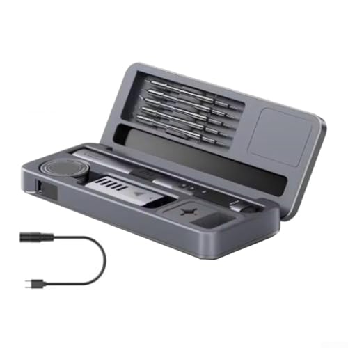 Volakebeing 100W Tragbares Lötkolben-Kit mit digitaler Temperaturregelung und schneller Heizung, inklusive mehreren Lötspitzen und Aufbewahrungsbox, ideale Elektronikreparatur (A) von Volakebeing