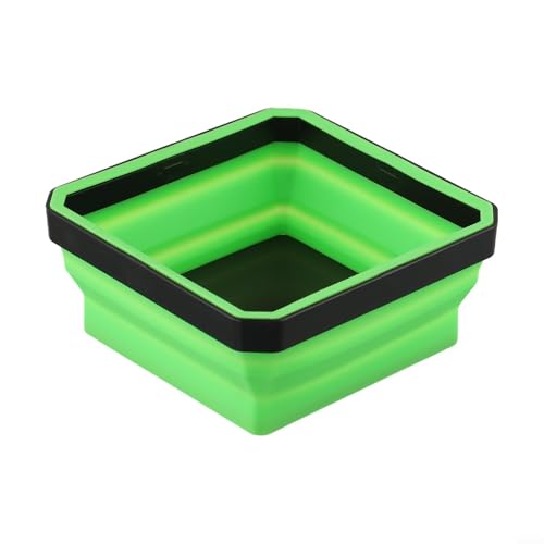 Volakebeing 11,4 cm magnetische Schraubenablage, zusammenklappbare Silikonschüssel, Werkzeugteil, Aufbewahrungsbox, faltbarer Hardware-Organizer, platzsparender Behälter für Werkstatt, DIY-Projekte Volakebeing 11,4 cm magnetische Schraubenablage, zusammenklappbare Silikonschüssel, Werkzeugteil, Aufbewahrungsbox, faltbarer Hardware-Organizer, platzsparender Behälter für Werkstatt, DIY-Projekte von Volakebeing