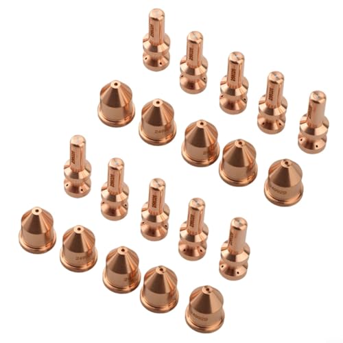 Volakebeing 20 Stück Plasmaschneider-Elektrodenspitzen 256026 249929 Ersatz für Miller Spectrum 875 Auto-Line XT60 XT60M Taschenlampe 60A Schneiden von Volakebeing